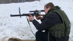 Стрельба из ВСС «Винторез» на полигоне. Shooting the VSS “Vintorez” (1)