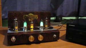 Ламповый усилитель с индикаторами 6Е1П