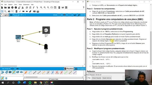 2.2.1.4 Packet Tracer - Simulating IoT Devices смотреть онлайн