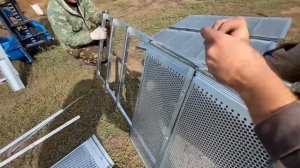 ЗСК-70 зерноочистительный комплекс - сборка машины и замена решает