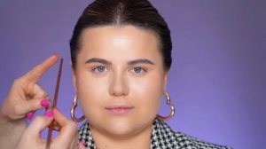 Коррекция круглого лица, и макияж на близко посаженные глаза