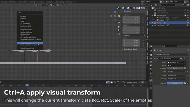 Advanced animation techniques - Space switching fundamentals in Blender смотреть онлайн