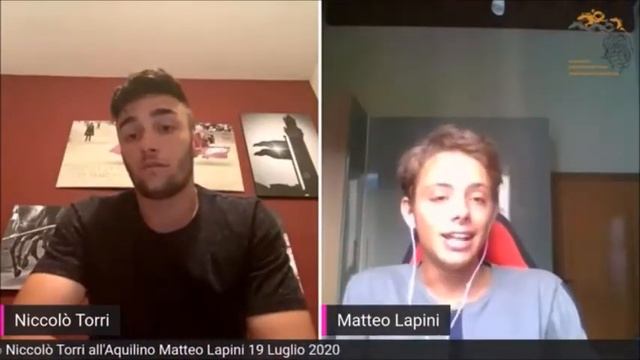 INTERVISTA GIOVANE NICCOLO' TORRI E MATTEO LAPINI 19 LUGLIO 2020 смотреть онлайн