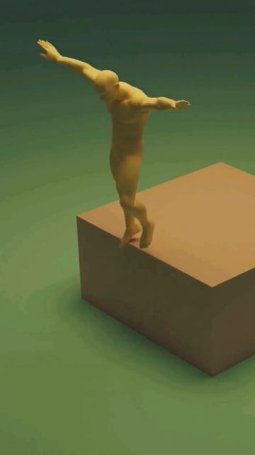 JUMPING MAN ANIMATION MADE IN BLENDER WITH THE HELP OF MIXEMO смотреть онлайн