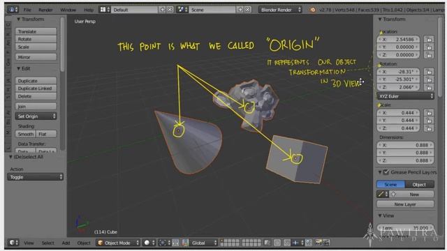 Blender Fast Track | Section 05 - Origin dan Pivot Point | INDONESIA смотреть онлайн