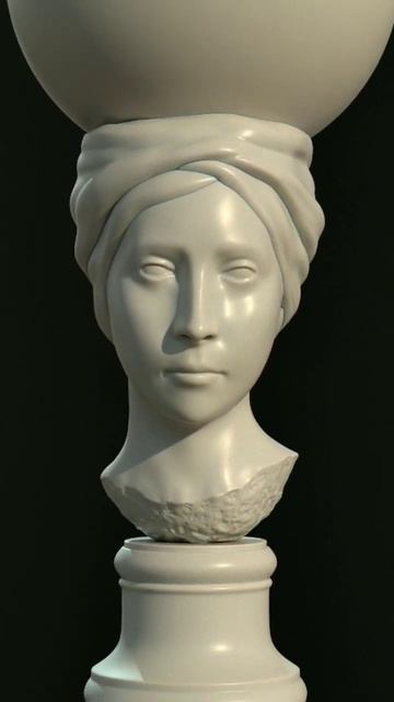 statue #shorts #art #zbrush #marmoset #statue #sculpture смотреть онлайн