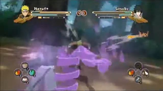 Naruto Storm 3 Kimono Naruto vs. Kimono Sasuke смотреть онлайн