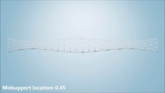Tube bridge optimization using Grasshopper, Galapagos and Smart Structural Interpreter смотреть онлайн