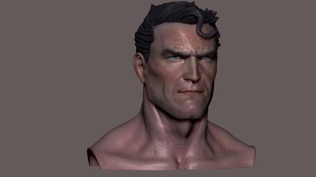 MAFEX Superman Custom | Hush From Tomorrow | ZBrush  360°