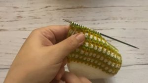 Тапочки-следки на двух спицах без швов  //  patik modelleri