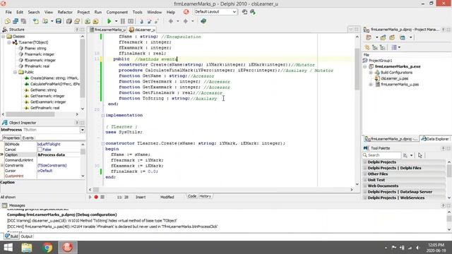 Delphi - Object oriented programming # 1 смотреть онлайн
