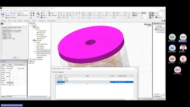 Webinar : Ansys Electronics (Ansys Maxwell : Electromagnetic Brake EMB Simulation) смотреть онлайн