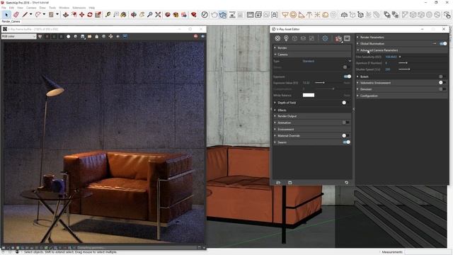 V-Ray Next for SketchUp – Basic & advanced camera exposure control смотреть онлайн