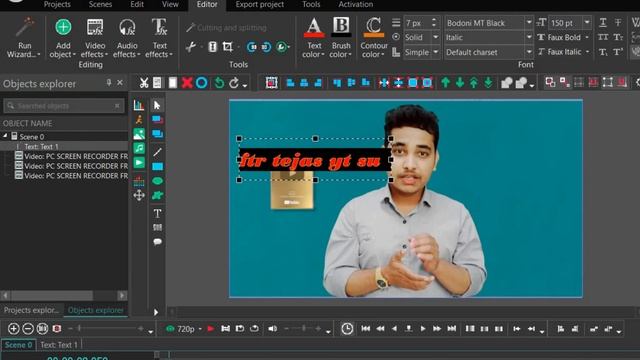 ADD TEXT AND ALL EFFECTS FOR TEXT IN VSDC free video editor text animation , style color all things смотреть онлайн