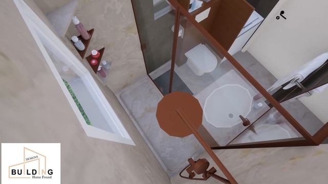 3D Design | Small Modern Bathroom Design | Archicad смотреть онлайн