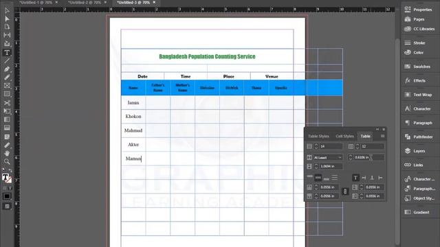 Class-26, How to Create Manuel Table in InDesign #Bangla Tutorial for beginner 2021 смотреть онлайн