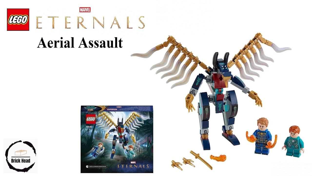 LEGO Marvel Super Heroes 76145 | Eternals' aerial assault, SPEED BUILD смотреть онлайн