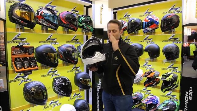 SCORPION ADX-1 Flip Front Adventure Motorcycle Helmet UK Review - Full HD | Bikerheadz.co.uk смотреть онлайн