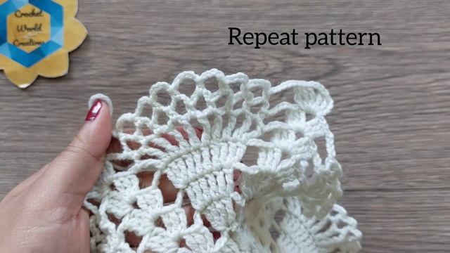 Crochet Doily | Crochet Mandala Design ( Table Cloth / Placemats / Thalposh) #crochetworldcreations