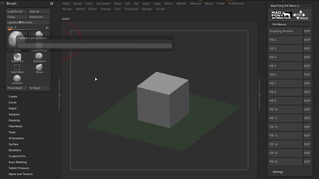 Zbrush - Pie Menus V.2.0 and V.2.1 смотреть онлайн