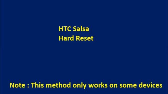 How to Hard Reset HTC Salsa and Forgot Password Recovery, Factory Reset смотреть онлайн