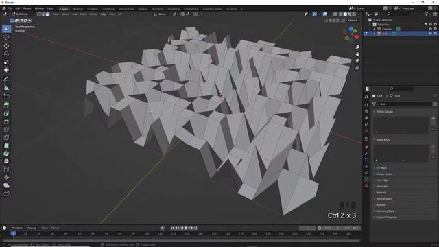 61. Blender 3.0 - 메쉬 정리하기(Delete Loose, Degenerate Dissolve, Merge By Distance)