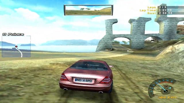 Mercedes CL55 AMG Time Trial Championship | NFS Hot Pursuit 2 смотреть онлайн
