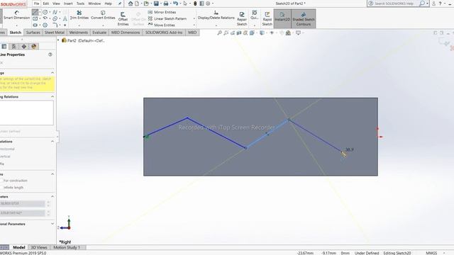 Solidworks #11 Swept Cut смотреть онлайн