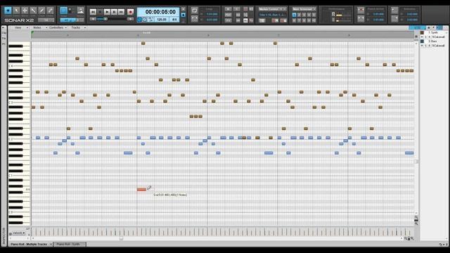 SONAR X2: Get Started - Piano Roll смотреть онлайн