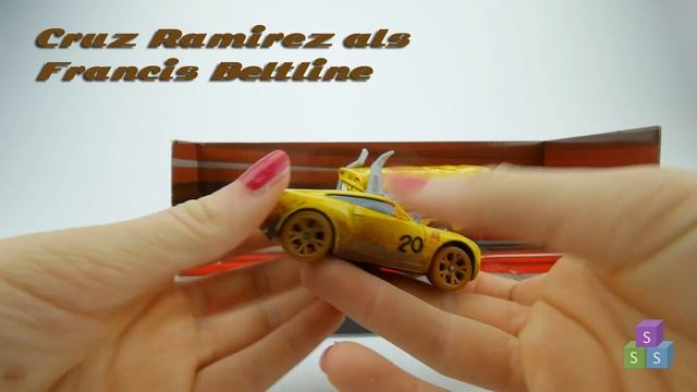 Disney Pixar Cars 3 Miss Fritter Crazy 8 unboxing (Deutsch) смотреть онлайн