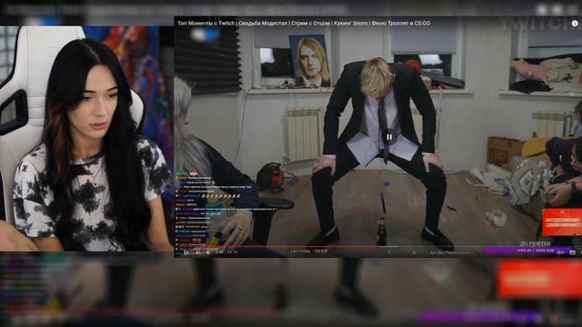 БУЛОЧКА СМОТРИТ: Топ Моменты с Twitch | Свадьба Модестал | Стрим с Отцом | Кукинг Злого|Феню Тролля смотреть онлайн