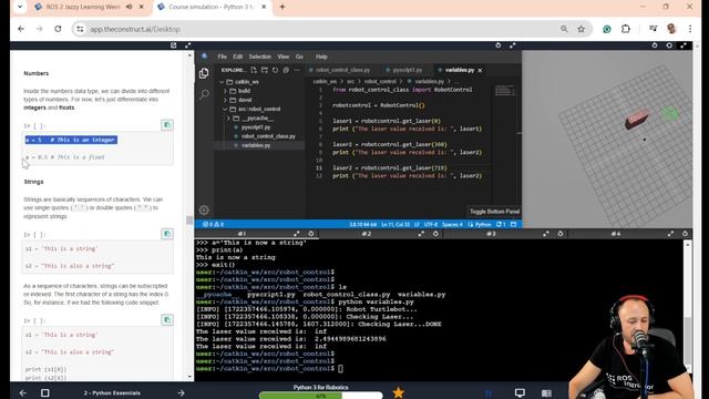 Learn Python 3 Robot Programming | ROS 2 Jazzy for Beginners (Day 2) смотреть онлайн