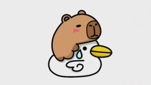 Как нарисовать капибару — милую летающую птицу