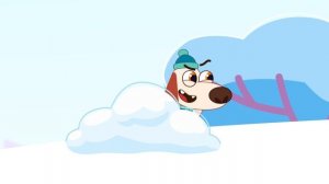 Котёнок Кнопа и Волшебные Санки 🚠 | Урок про Ленивого Бурчуна | Мультик для Детей