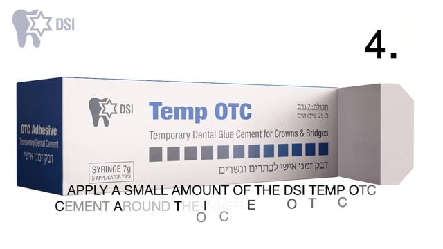 DSI Temp OTC Loose Crown and Fallen Caps Fix at Home DIY Tutorial смотреть онлайн