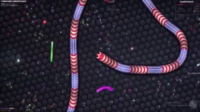 100000 массы #3 Slither io смотреть онлайн