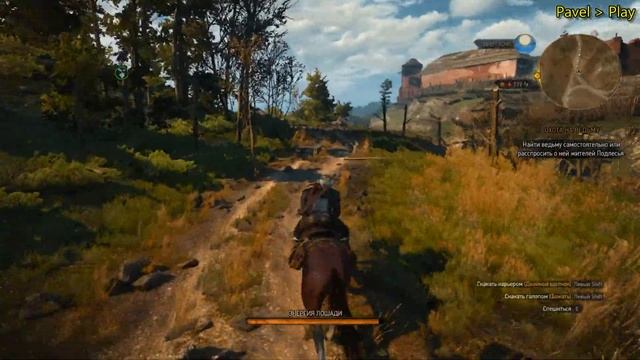 Прохождение. «Ведьмак 3: Дикая Охота» The Witcher 3. Лихо у колодца. Охота на ведьму. Часть 7. смотреть онлайн