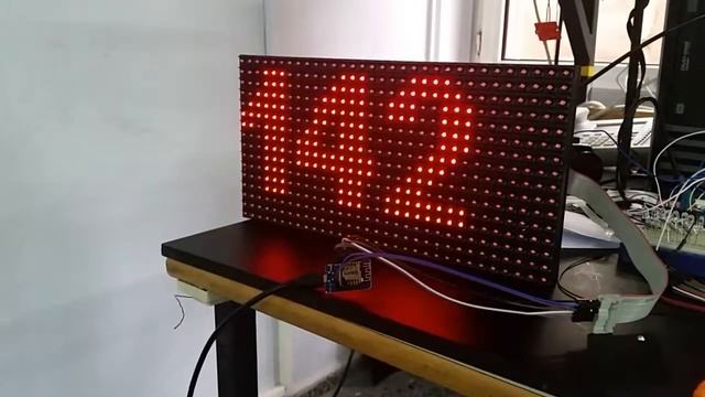 ESP8266 D1 mini - P10 - DMD2 смотреть онлайн