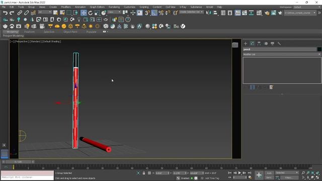 Complete 3Dmax Chapter 21 | How to Use Ungroup, Open, Close, Attach, Detach смотреть онлайн