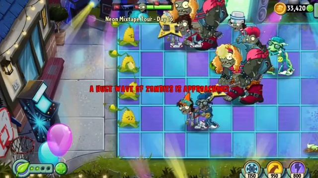 PvZ 2 | Neon Mixtape Tour Day 16