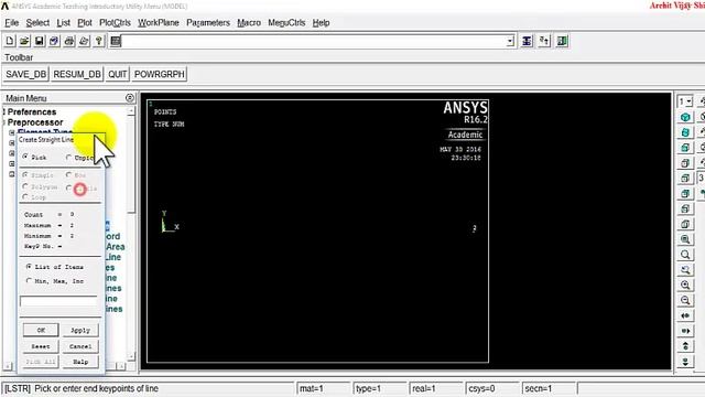 Modal Analysis In Ansys 16.2 APDL