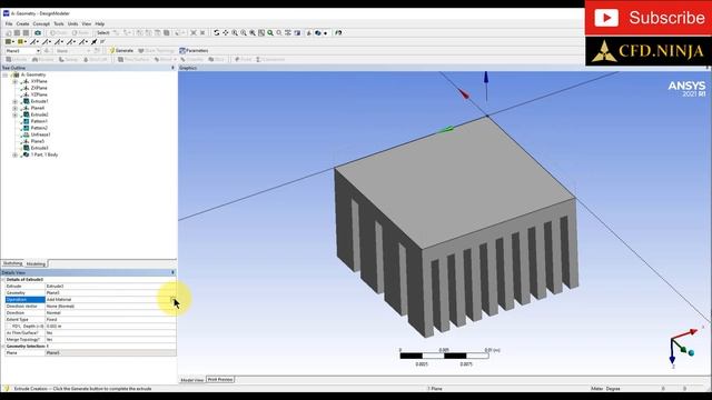 ✅ #Ansys Fluent Tutorial | Heatsink 1/2 смотреть онлайн
