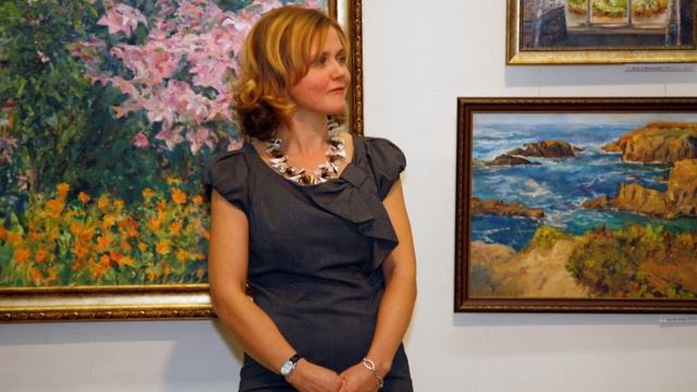 Presentation of solo art exhibition of Natalia Grigorieva. Central House of Artists, Moscow смотреть онлайн