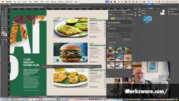 Generative AI now in Adobe InDesign 2024! “Text to Image”