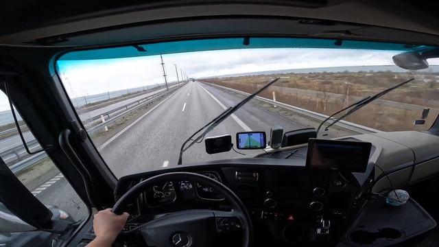 🇸🇪 Sweden Malmö - 🇩🇰 Denmark Copenhagen / Bridge over the Øresund / POV Truck / Mercedes Actros смотреть онлайн