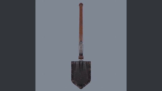 German sapper shovel 3d model смотреть онлайн
