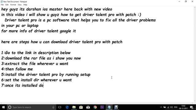 Driver Talent Pro latest key *working 2017* :) смотреть онлайн