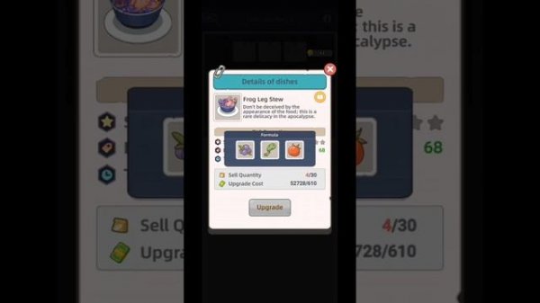 Mini Survival food recipe/ingredients