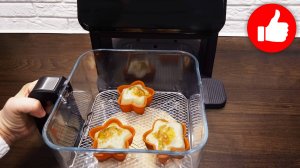 Все смешали и в аэрогриль! Самый простой и вкусный рецепт приготовления яичницы в аэрогриле!