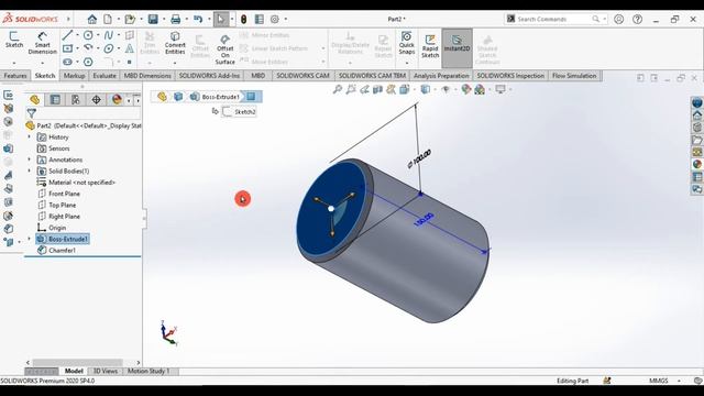Solidworks CAD CAM & CAE Tutorials Part 4 смотреть онлайн